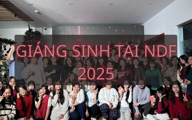 Noel tại NDF – Khi học tiếng Đức không chỉ là ngôn ngữ, mà là hành trình văn hoá & sự gắn kết