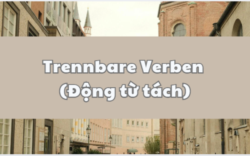 Trennbare Verben (Động từ tách tiếng Đức) A1–B1