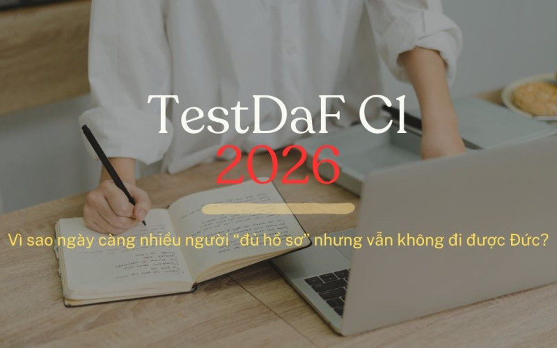 TestDaF C1: Vì sao ngày càng nhiều người “đủ hồ sơ” nhưng vẫn không đi được Đức?