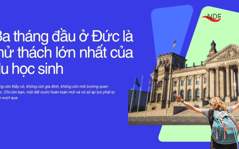 Ba tháng đầu ở Đức là giai đoạn nhiều người muốn bỏ cuộc