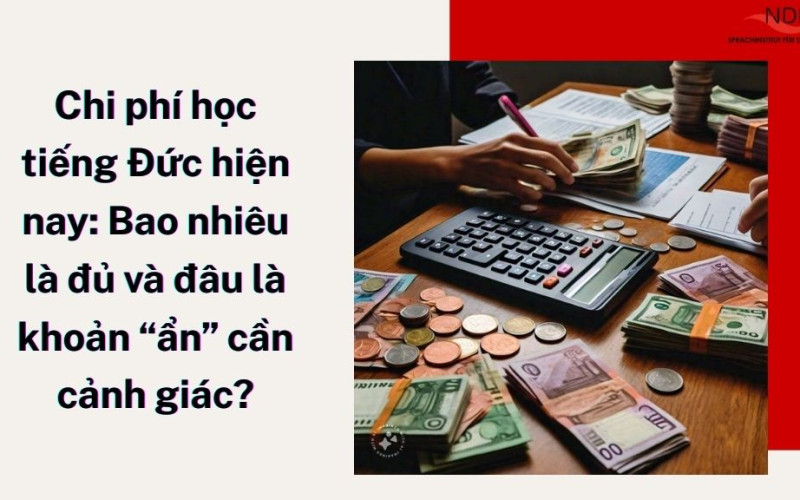 Chi phí học tiếng Đức hiện nay: Bao nhiêu là đủ và đâu là khoản “ẩn” cần cảnh giác?