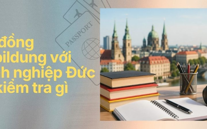 Hợp đồng Ausbildung với doanh nghiệp Đức cần kiểm tra gì