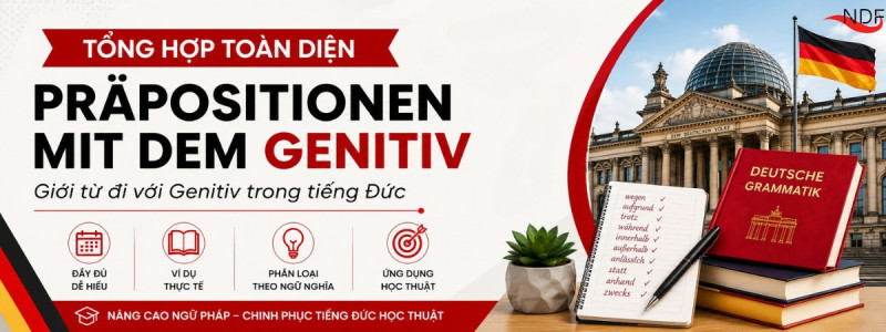 Präpositionen mit Genitiv: Tổng Hợp Giới Từ Đi Với Genitiv Trong Tiếng Đức