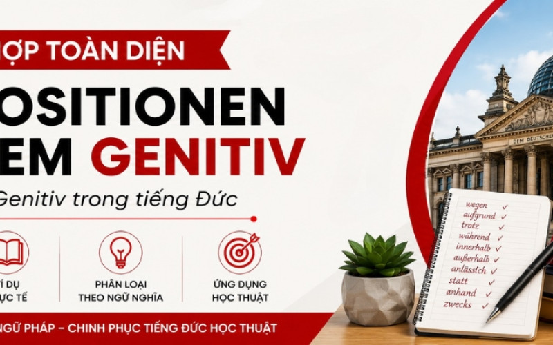Präpositionen mit Genitiv: Tổng Hợp Giới Từ Đi Với Genitiv Trong Tiếng Đức