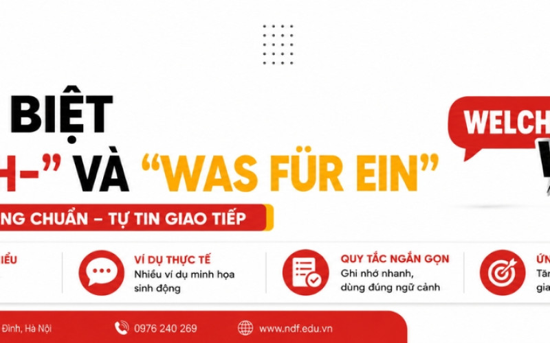 Phân Biệt Welch- Và Was Für Ein- Trong Tiếng Đức