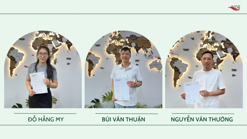 Học viên đã có tuổi vẫn đỗ tiếng Đức