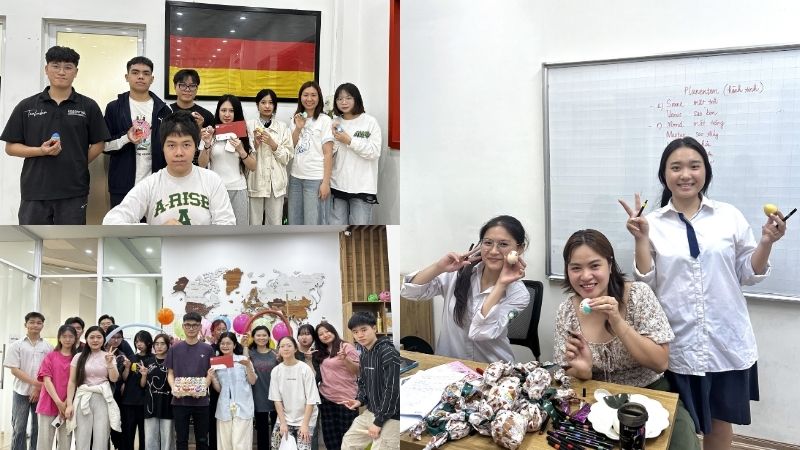 Các lớp háo hức tham gia lễ ostern