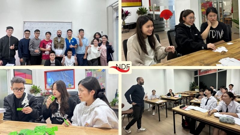 phương pháp luyện phản xạ nói cho học viên tại NDF