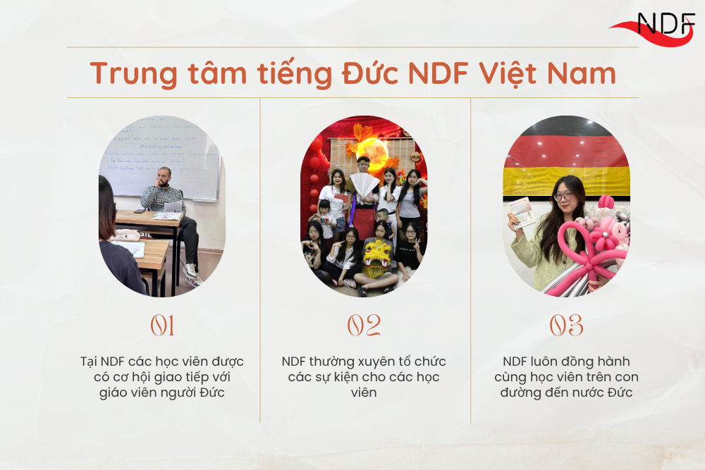 Môi trường học tập của học viên NDF